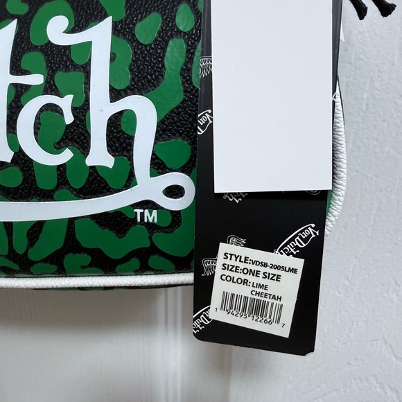 NWT Von Dutch Lime Green Cheetah 🐆 Shoulder Bag - Picture 2 of 9